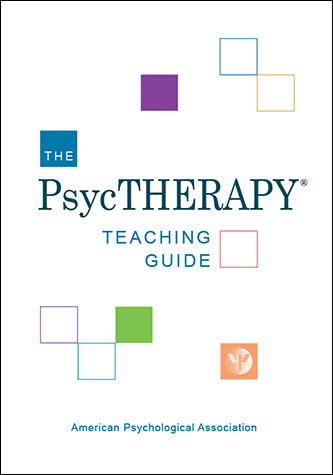 Cover of the The PsycTHERAPY Teaching Guide