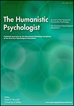 Cover image of The Humanistic Psychologist